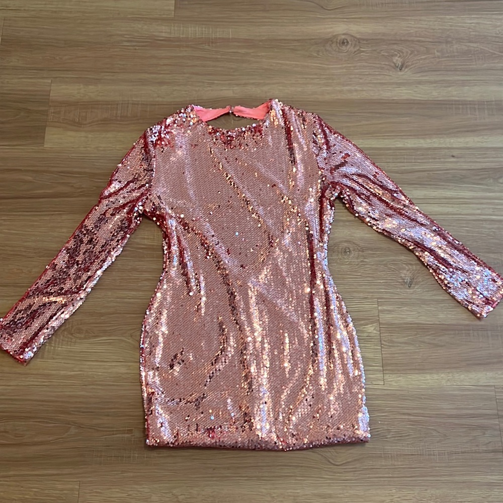 A Super Down brand mini dress